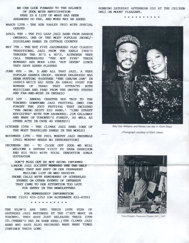 Jan/Feb, 2006 LJS Newsletter Page Two