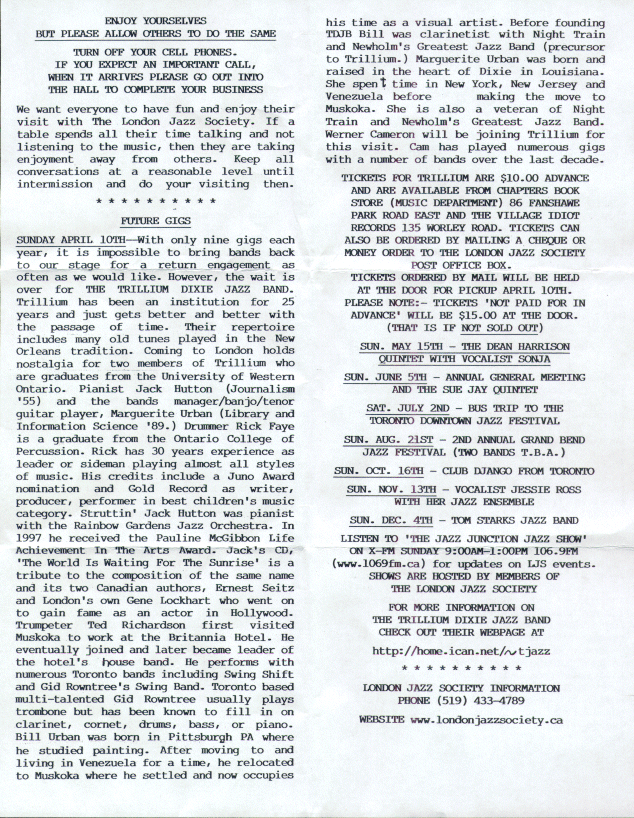 Mar/Apr, 2005 LJS Newsletter Page Two